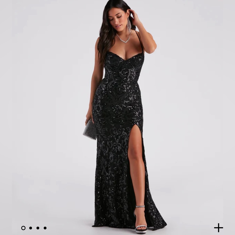 Windsor sequin prom dress